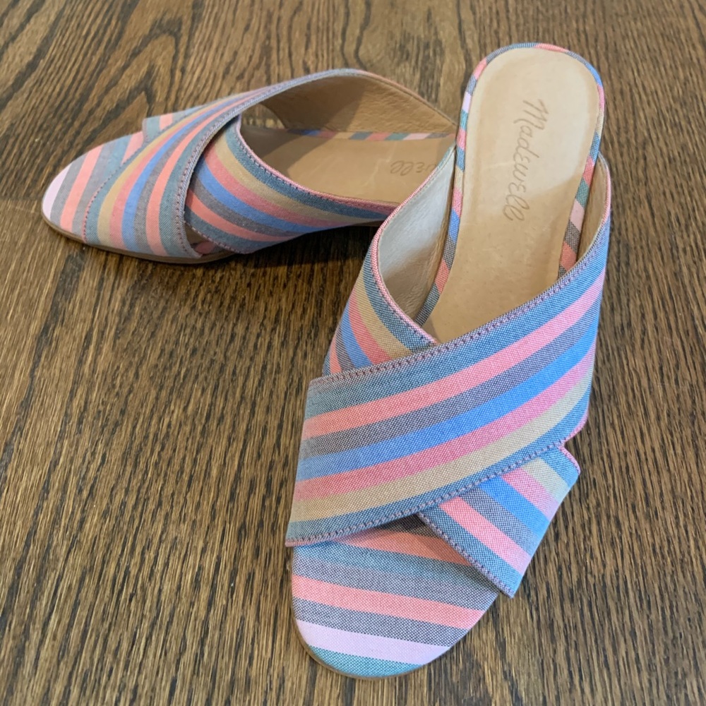 Madewell slide on sandals. Nwob. Size 7